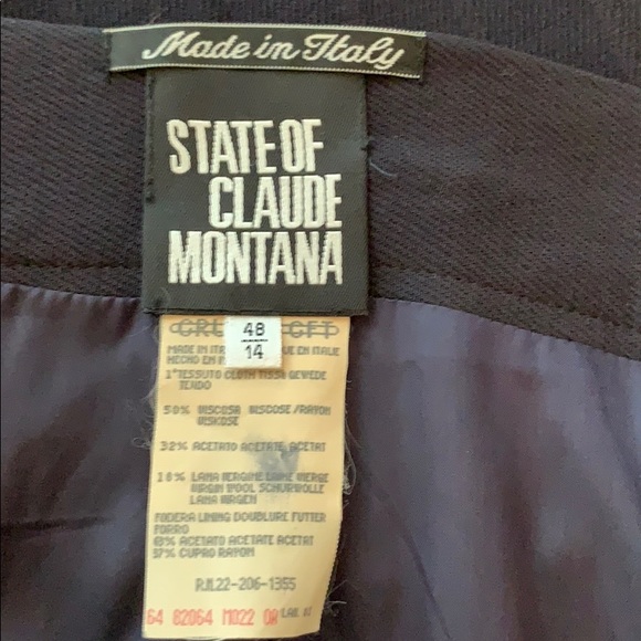 State of Claude Montana VINTAGE Power Skirt Suite - Picture 14 of 14